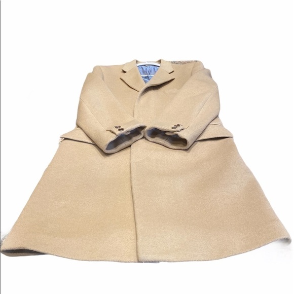 𝅺Samuel Windsor Long cashmere and wool Coat SZ 40 - Picture 3 of 14